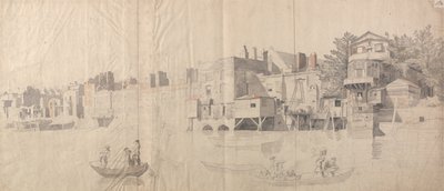 Thames Side Buildings by Samuel Scott